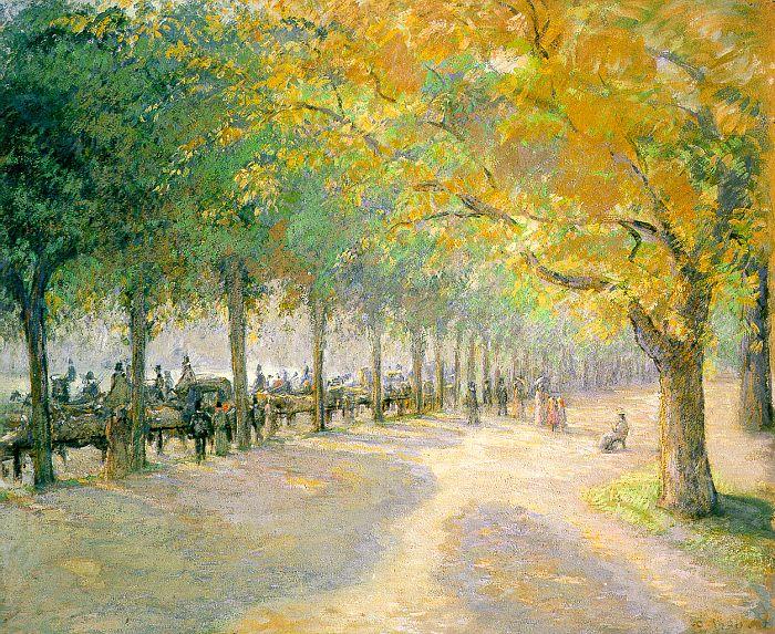 Camille Pissaro Hyde Park, London Sweden oil painting art